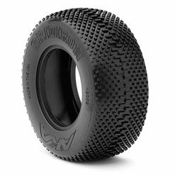 AKA PRODUCTS, INC. 1/10 Gridiron Ultra Soft Short Course Tires with Red Insert (2) for Tires & Wheels