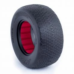AKA PRODUCTS, INC. 1/10 Typo SC Wide Clay Front/Rear Tire with Red Insert (2) for Tires & Wheels