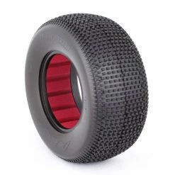 AKA PRODUCTS, INC. 1/10 Impact SC Wide Soft Front/Rear Tire with Red Insert (2) for Tires & Wheels