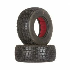 AKA PRODUCTS, INC. 1/10 Cityblock 3 SC Wide Super Soft Front/Rear Tire with Red Inserts (2) for Tires & Wheels