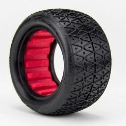 AKA PRODUCTS, INC. 1/10 Crosslink Rear 2.2 Tires, Ultra Soft with Red Inserts (2): Buggy for Tires & Wheels