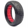 AKA PRODUCTS, INC. 1/10 Scribble Front 2WD 2.2 Super Soft Long Wear Tires, Red Inserts (2): Buggy for Tires & Wheels