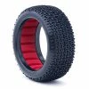 AKA PRODUCTS, INC. 1/8 Cityblock Super Soft Long Wear Tires, Red Inserts (2): Buggy for Tires & Wheels