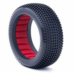 AKA PRODUCTS, INC. 1/8 Enduro Super Soft Tires, Red Inserts (2): Buggy for Tires & Wheels