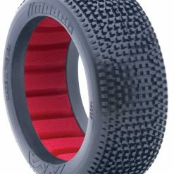 AKA PRODUCTS, INC. 1/8 Impact Soft Tires, Red Inserts (2): Buggy for Tires & Wheels