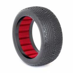 AKA PRODUCTS, INC. 1/8 Typo Clay Tires, Red Inserts (2): Buggy for Tires & Wheels