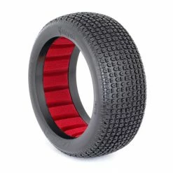 AKA PRODUCTS, INC. 1/8 Catapult Soft Long Wear Tires, Red Inserts (2): Buggy for Tires & Wheels