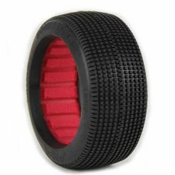 AKA PRODUCTS, INC. 1/8 Double Down Soft Long Wear, Red Inserts (2): Buggy for Tires & Wheels