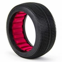 AKA PRODUCTS, INC. 1/8 Zipps Soft Long Wear Tires, Red Inserts (2): Buggy for Tires & Wheels