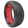 AKA PRODUCTS, INC. 1/8 Scribble Soft Long Wear Tires, Red Inserts (2): Buggy for Tires & Wheels