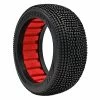 AKA PRODUCTS, INC. 1/8 2AB Super Soft Long Wear Tires, Red Inserts( 2): Buggy for Tires & Wheels