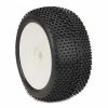 AKA PRODUCTS, INC. 1/8 EVO I-Beam Soft Long Wear Pre-Mounted Tires, Yellow Wheels (2): Truggy for Tires & Wheels