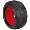 AKA PRODUCTS, INC. 1/8 EVO Gridiron Super Soft Tires, Red Inserts (2): Truggy for Tires & Wheels