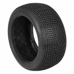 AKA PRODUCTS, INC. 1/8 EVO Impact Soft Tires, Red Inserts (2): Truggy for Tires & Wheels