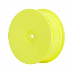 AKA PRODUCTS, INC. 1/10 HEXlite Front 2WD Buggy Wheels, Yellow (2): AE, Kyosho for Tires & Wheels